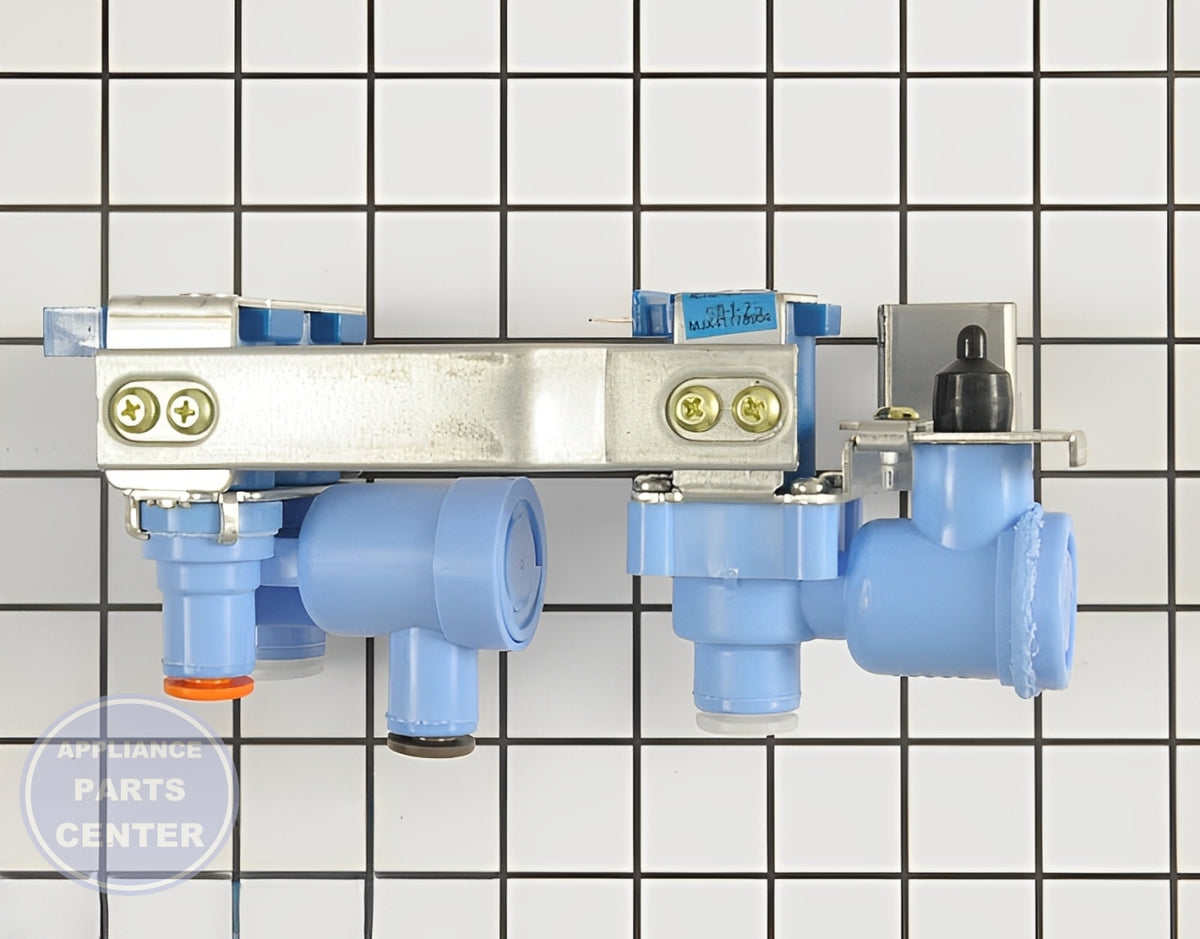 LG REFRIGERATOR WATER INLET FILL VALVE ASSEMBLY 5221JA2006D - Detailed view of water level control mechanism