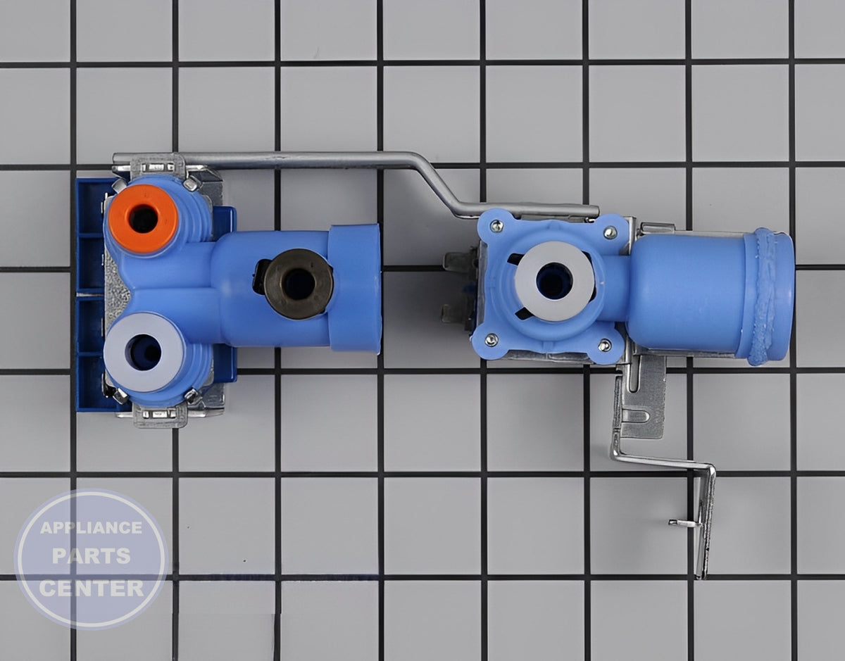 LG REFRIGERATOR WATER INLET FILL VALVE ASSEMBLY 5221JA2006D - Main view showing water flow regulation for specific models