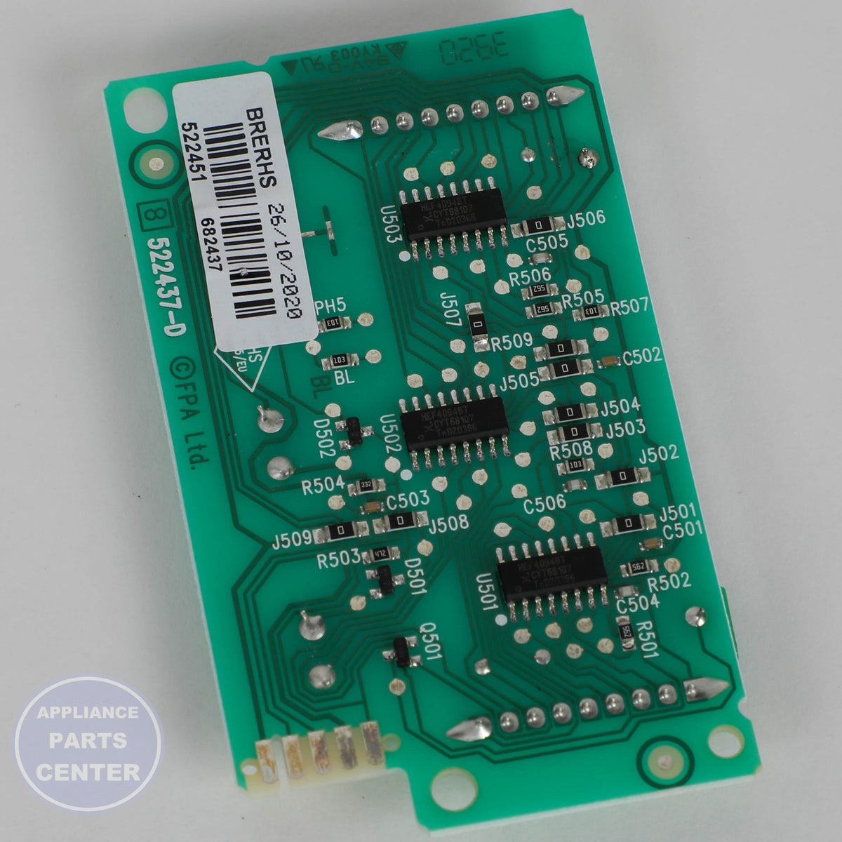 F-P MOD LCD 525 BREE BL NROHS SVC 522452P - Installation in specific model showcasing key mounting points