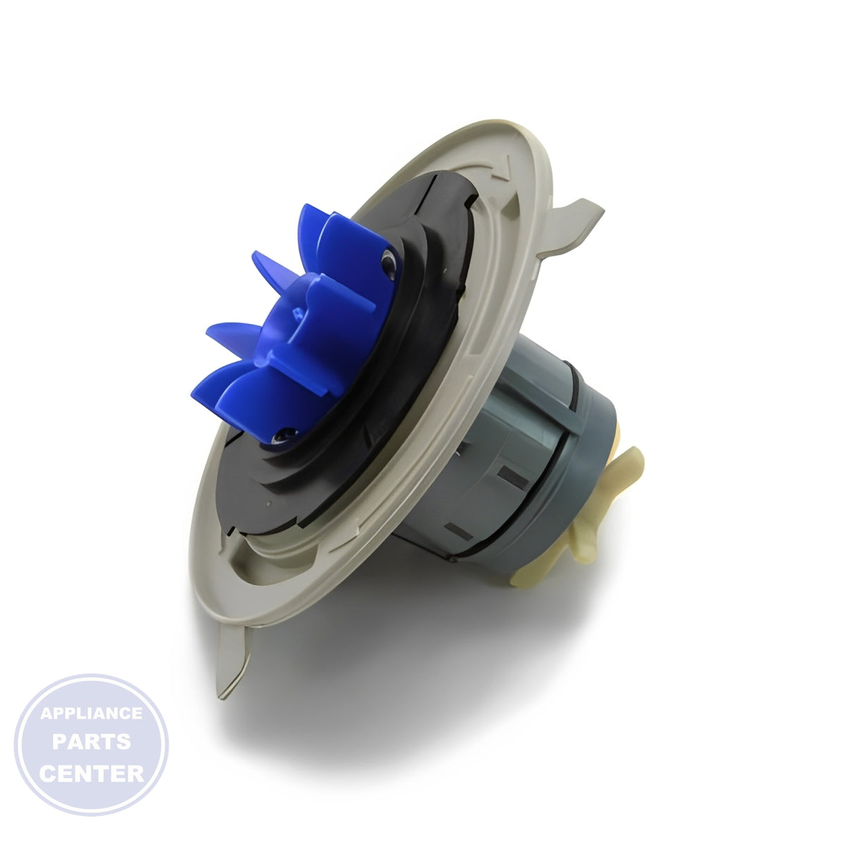 Dishwasher Motor Rotor Assembly 524285P - Side view with precise specifications