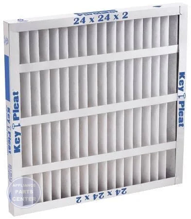 [Brand] Key Pleat Standard Capacity Medium Efficiency Pleated Filter - Main view showing 10 pleats per linear foot for improved air filtration