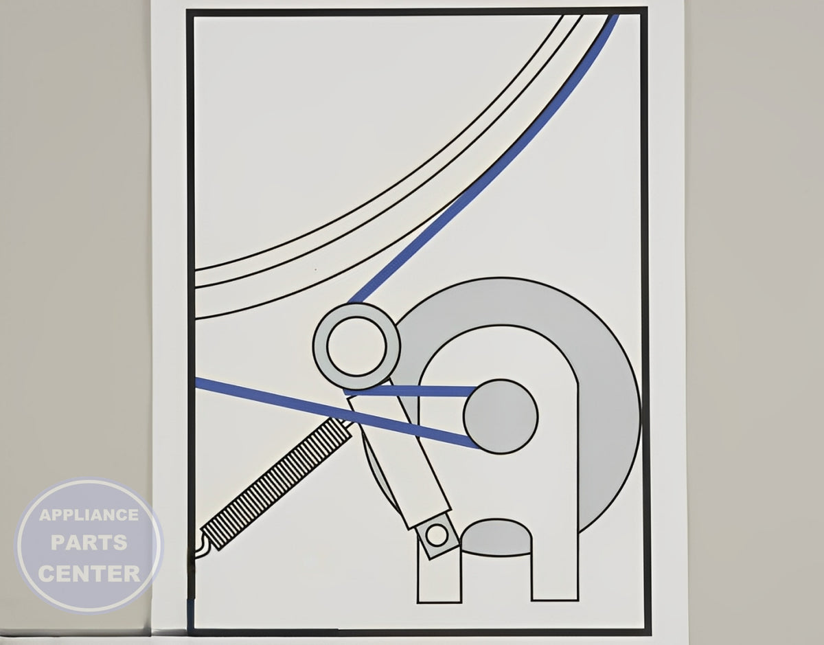 Speed Queen Drive Belt 52556P - Main view showing durable construction for Speed Queen models