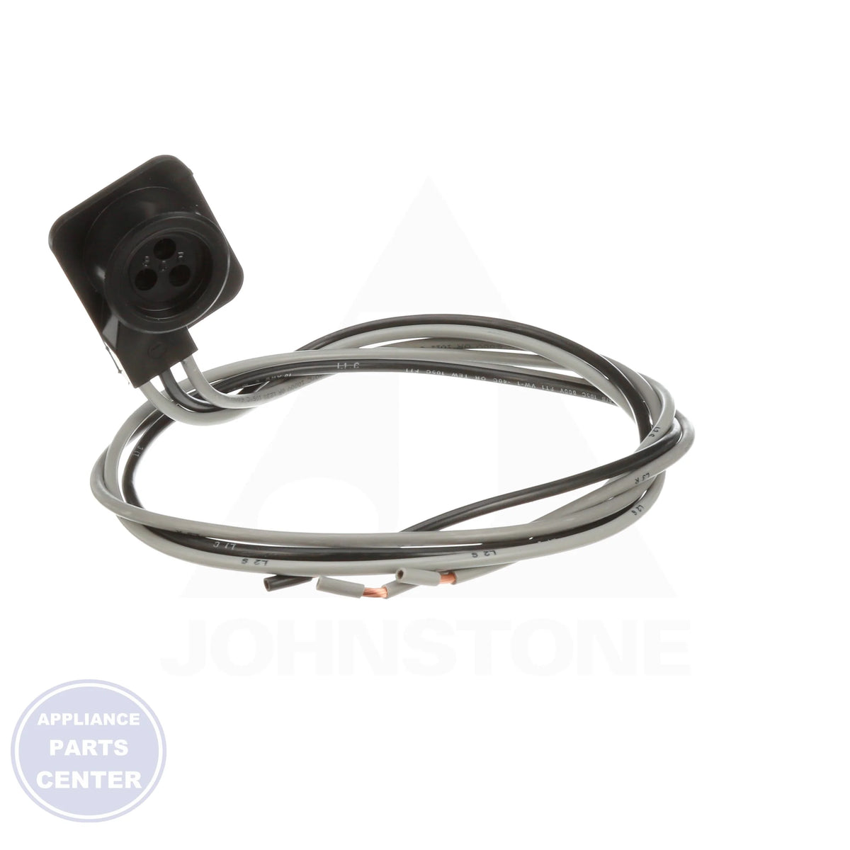 POWER CABLE-MOLDED PLUG 529-0060-24 - Side view with standard voltage specs