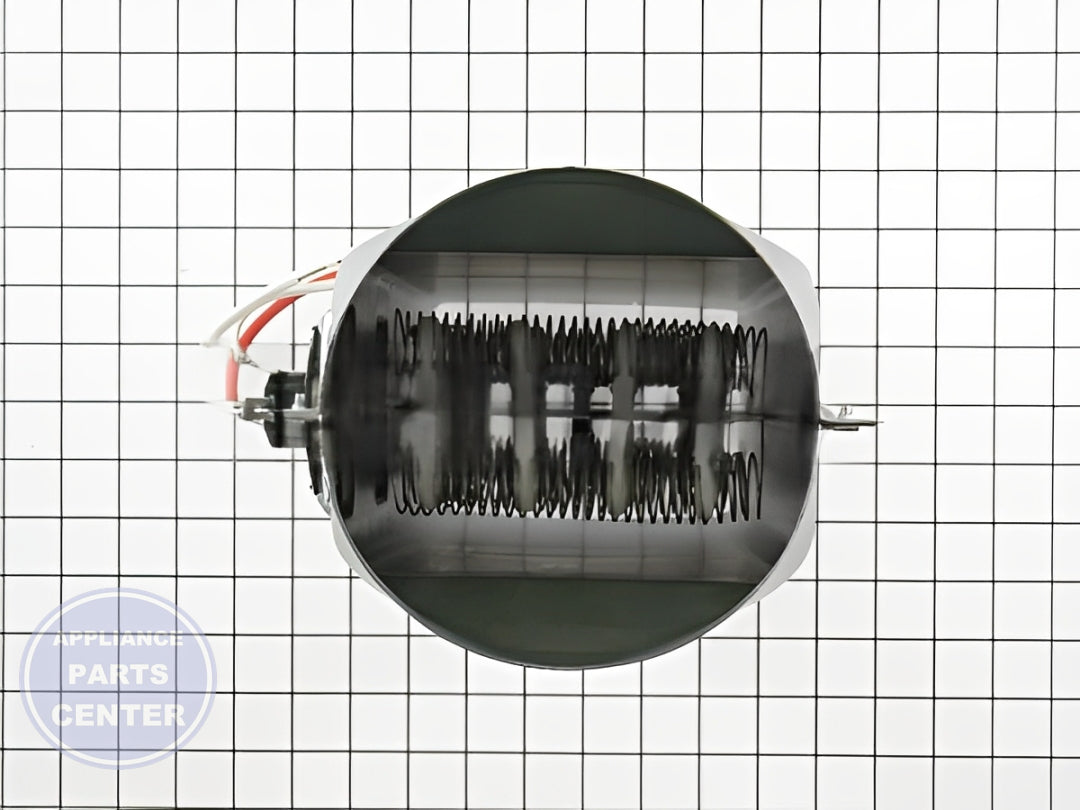 LG DRYER HEATER ELEMENT ASSEMBLY 5301EL1001A - Side view with precise measurements