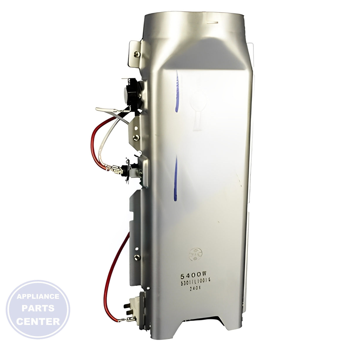 LG DRYER HEATER ELEMENT ASSEMBLY 5301EL1001H - Detailed view of heating element with technical details