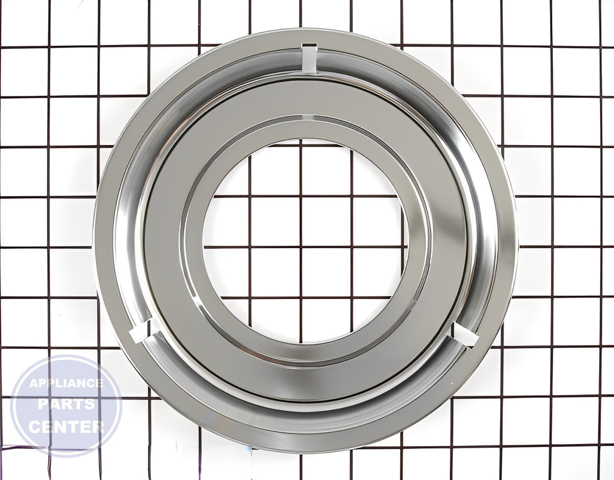 FRIGIDAIRE RANGE CHROME DRIP BOWL 5303131115 - Main view showing chrome finish for WCI Range models