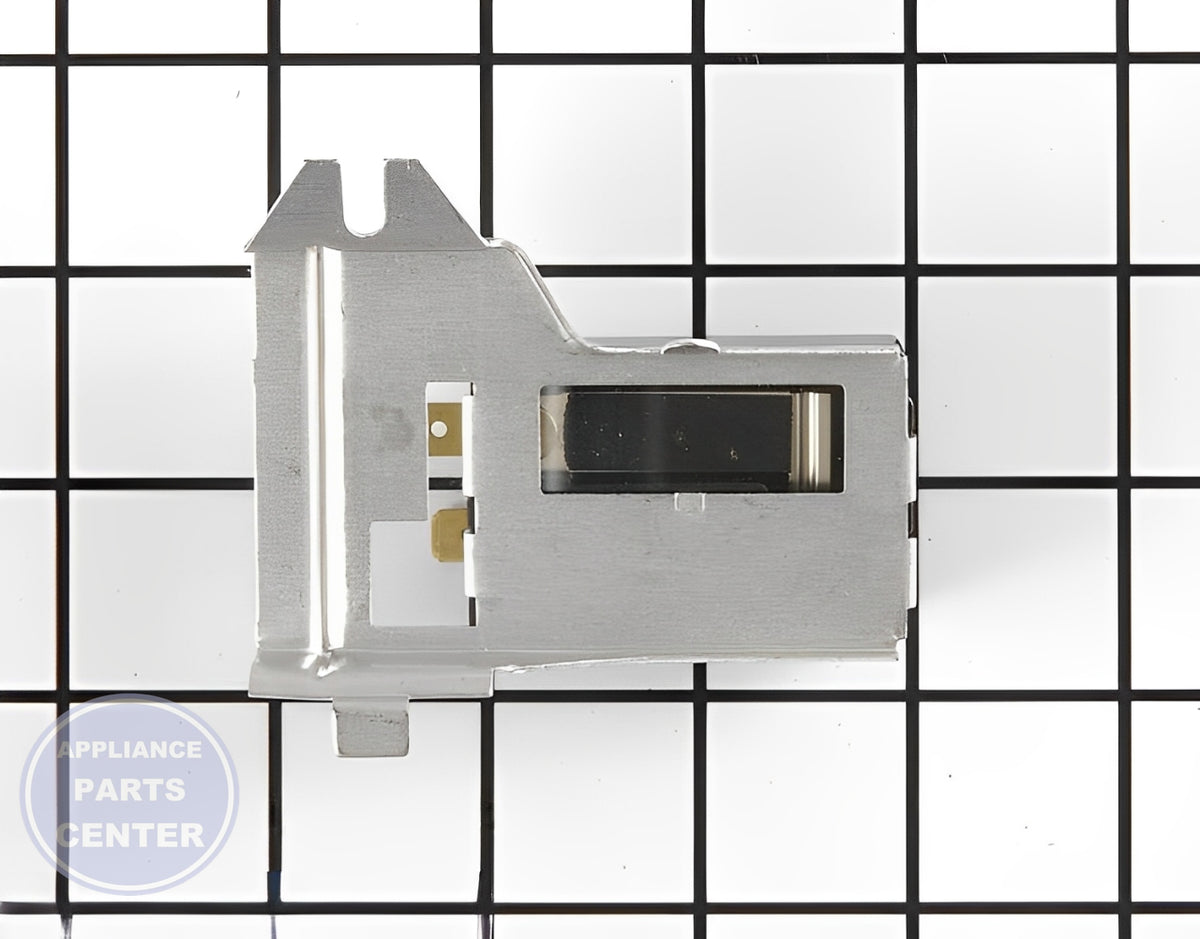 FRIGIDAIRE GAS DRYER FLAME SENSOR RADIANT 5303281135 - Detailed view of sensor & thermistor details