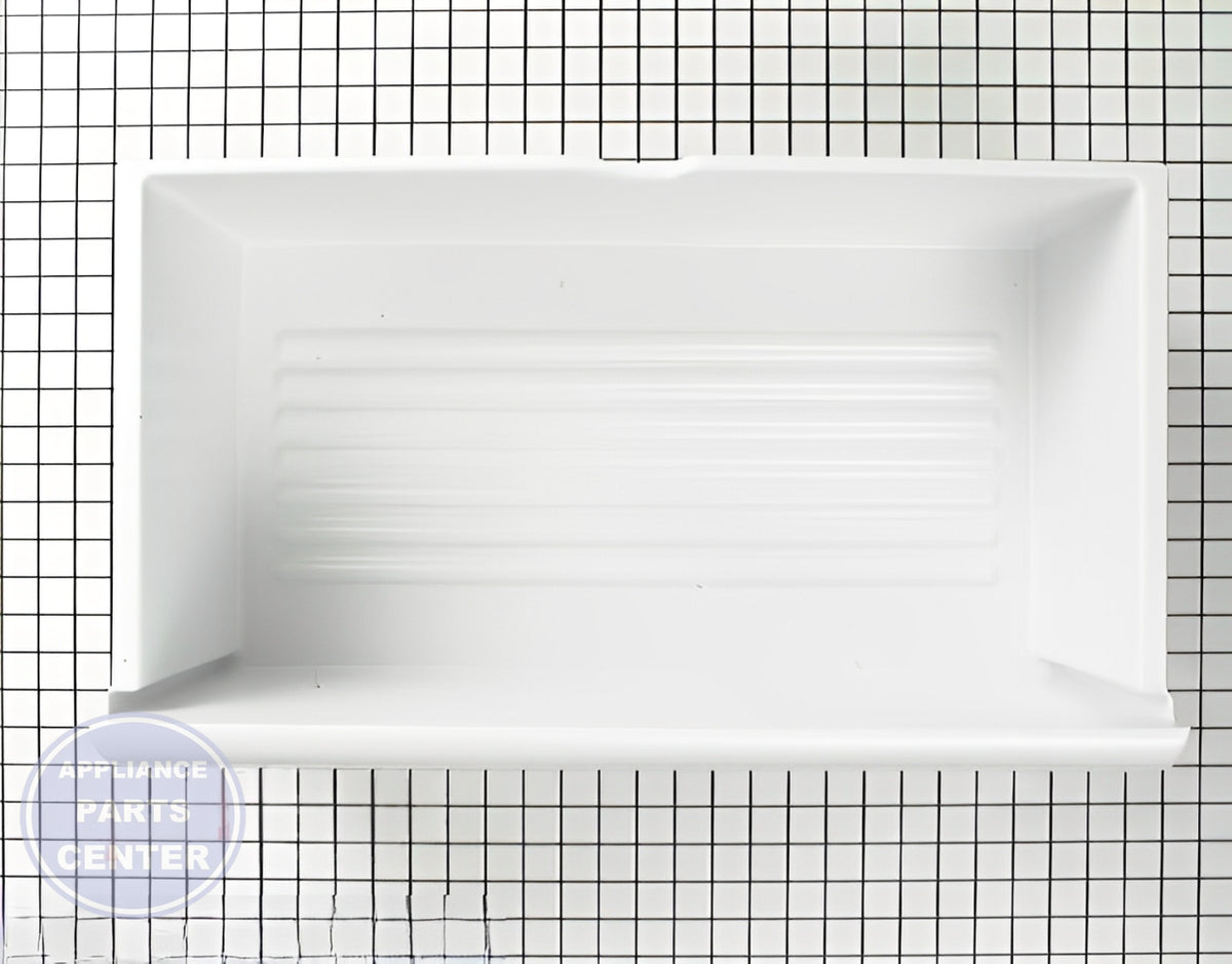 Frigidaire Crisper Drawer 5303285386 - Main view showing 15 lbs capacity for Frigidaire and Kenmore models