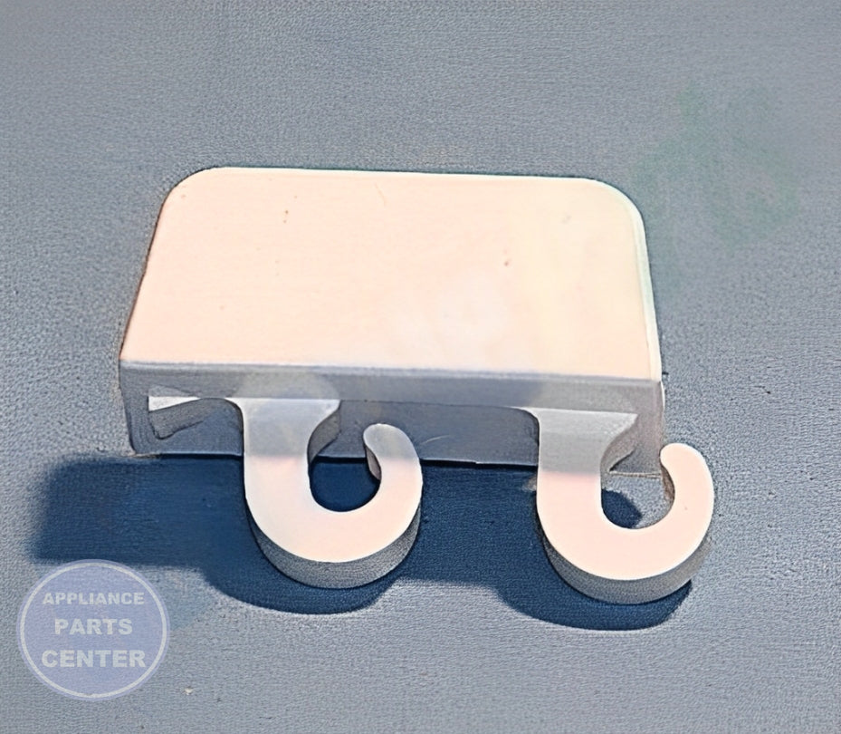 FRIGIDAIRE REFRIGERATOR LEFT HAND DOOR BAR END CAP 5303323481 - Installation in FRIGIDAIRE model showcasing key mounting points