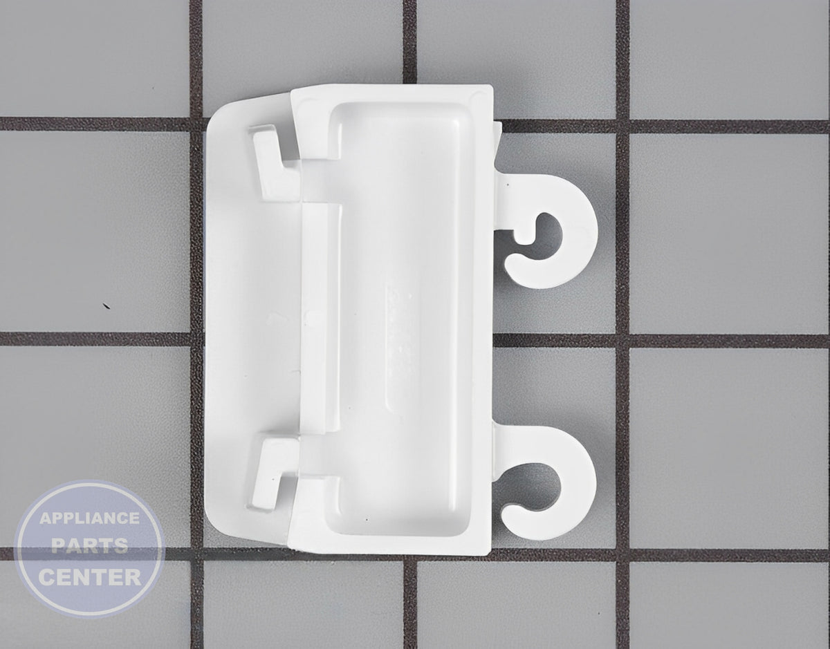 FRIGIDAIRE REFRIGERATOR DOOR BAR ENDCAP 5303325991 - Side view with precise measurements