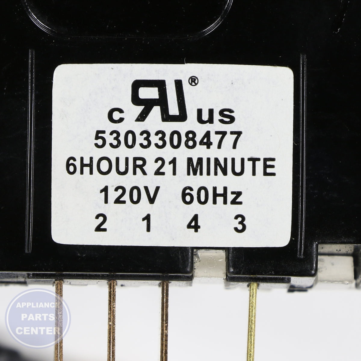 WCI TIMER-DEFROST 5303917633 - Installation in WCI model showcasing key mounting points
