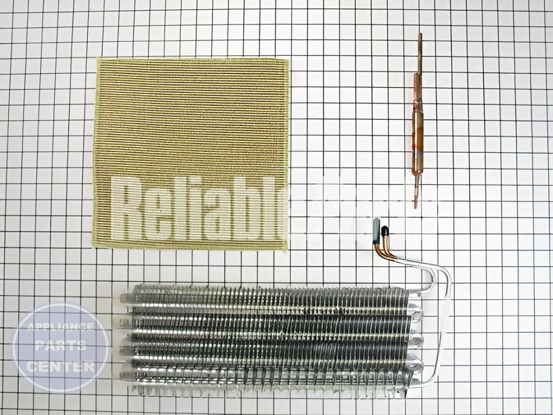 FRIGIDAIRE Refrigerator Evaporator Kit P1-OS1 - Installation in specific model showing key mounting points