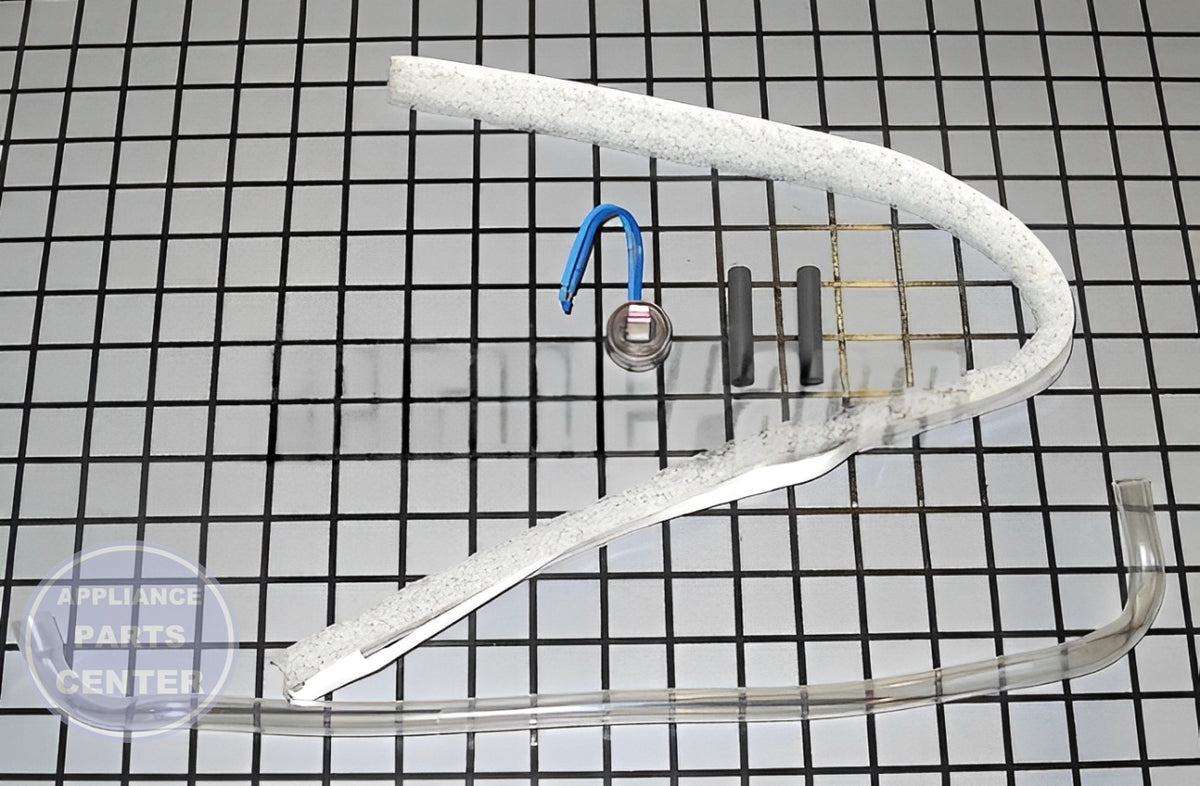 FRIGIDAIRE REFRIGERATOR FREEZER DRAIN TUBE FROST KIT 5303918597 - Detailed view of frost-fighting technical details
