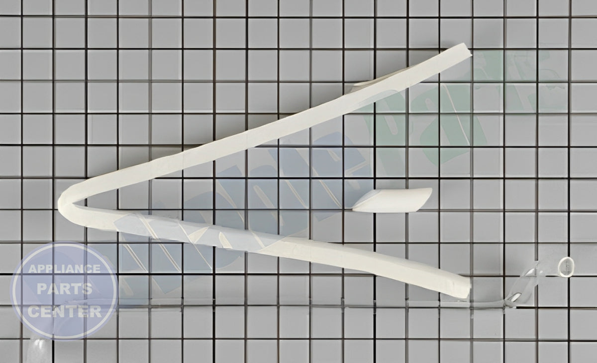 FRIGIDAIRE REFRIGERATOR FREEZER DRAIN TUBE FROST KIT 5303918597 - Side view with precise measurements