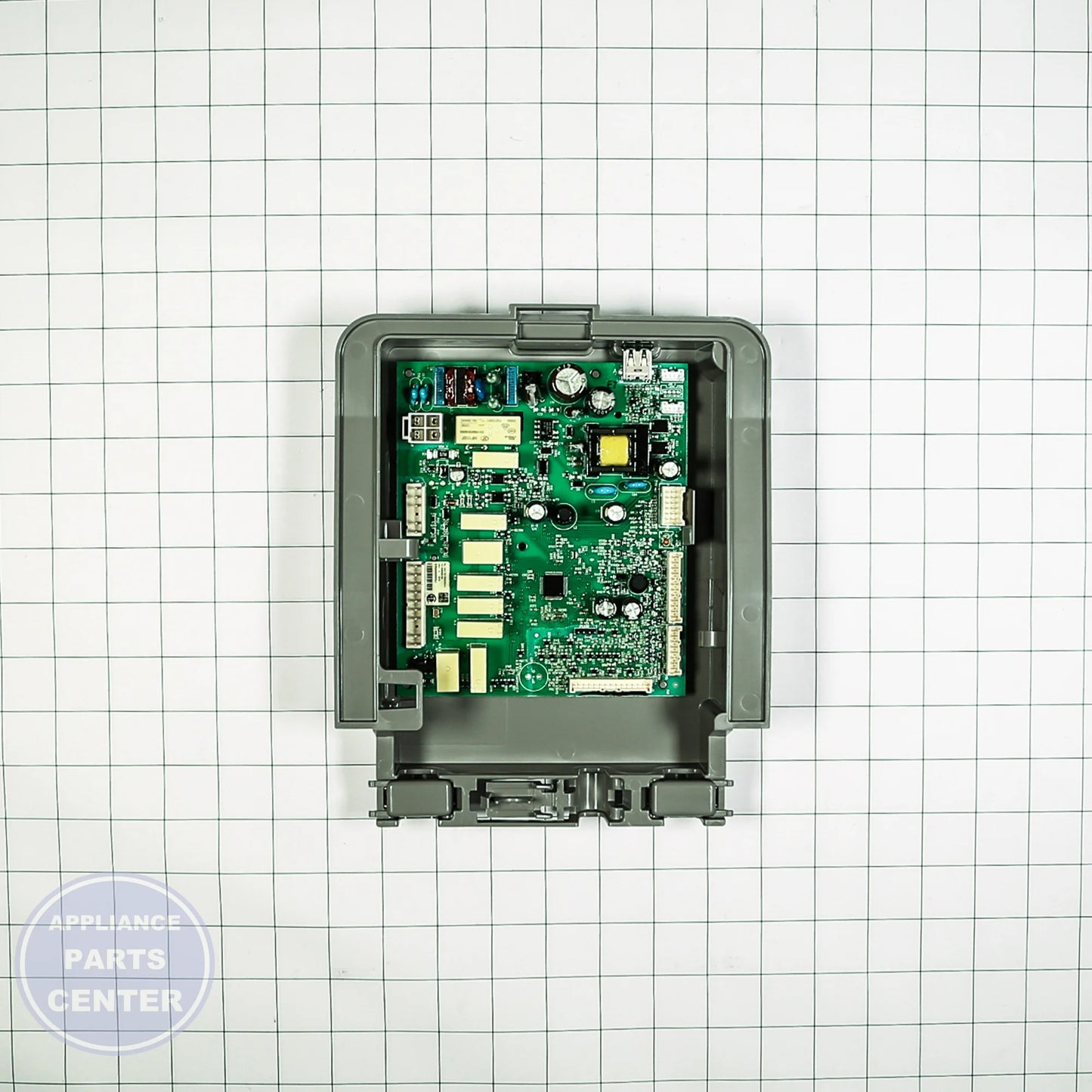 BOARD ASSEMBLY 5303918714 - Side view with precise measurements
