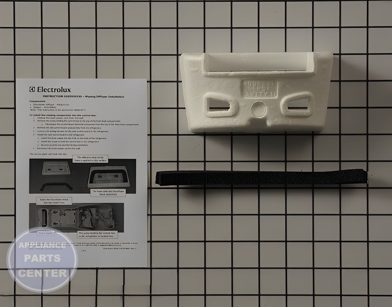 Frigidaire Air Duct Diffuser Kit 5303918717 - Main view showing optimal airflow for WCI Refrigerator models