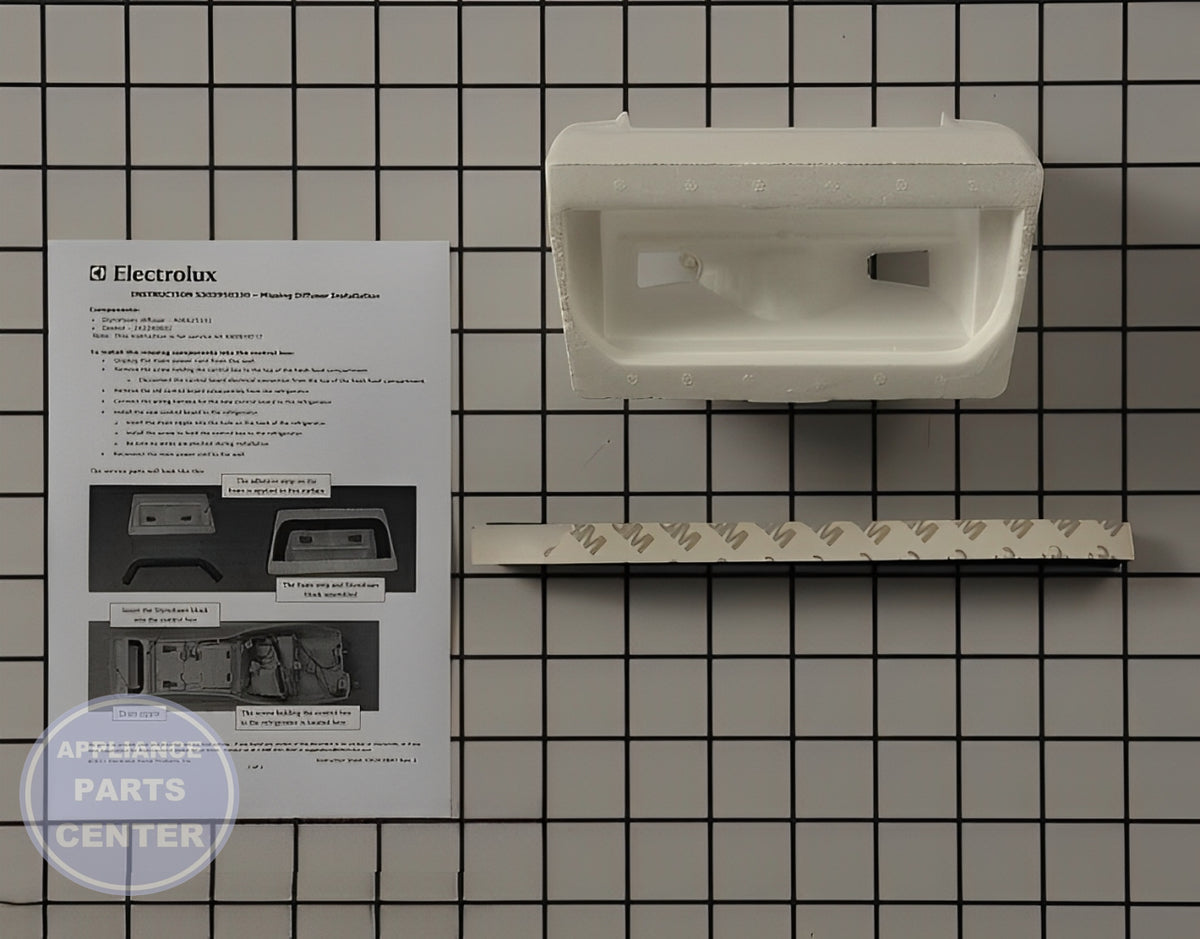 Frigidaire Air Duct Diffuser Kit 5303918717 - Detailed view of crucial technical details for perfect performance