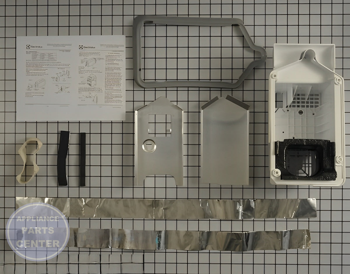 FRIGIDAIRE REFRIGERATOR AIR HANDLER HOUSING 5303918784 - Detailed view of motor features