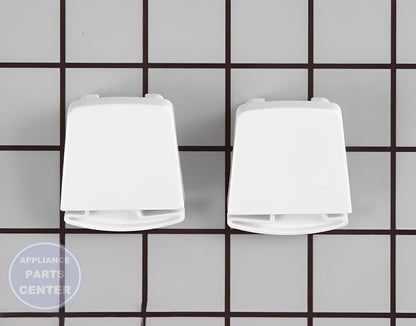 FRIGIDAIRE REFRIGERATOR ENDCAP KIT RIGHT AND LEFT 5303925377 - Main view showing shelf support for WCI models