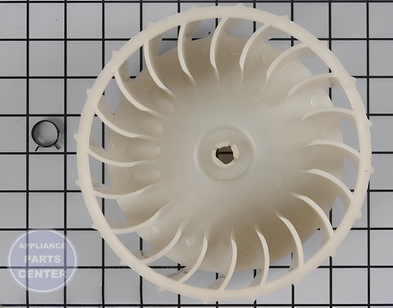 Frigidaire Blower Wheel 5303937125 - Main view showing efficient airflow for Frigidaire Kenmore White-Westinghouse dryers