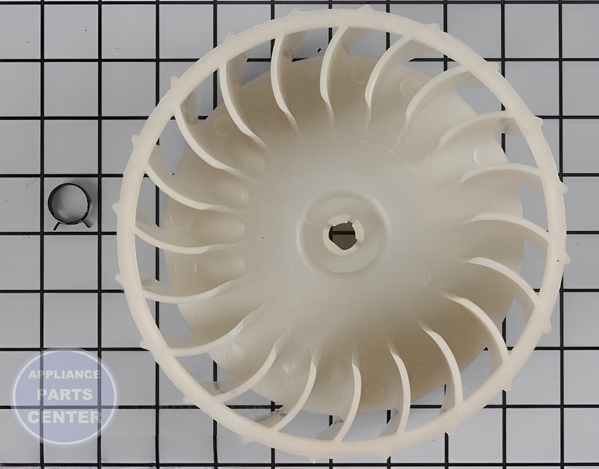 Frigidaire Blower Wheel 5303937125 - Main view showing efficient airflow for Frigidaire Kenmore White-Westinghouse dryers