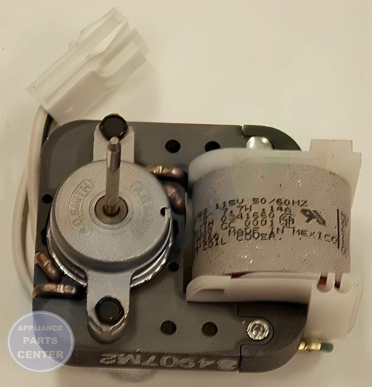 FRIGIDAIRE REFRIGERATOR FAN MOTOR KIT 5304436055 - Installation in specific model showing key mounting points