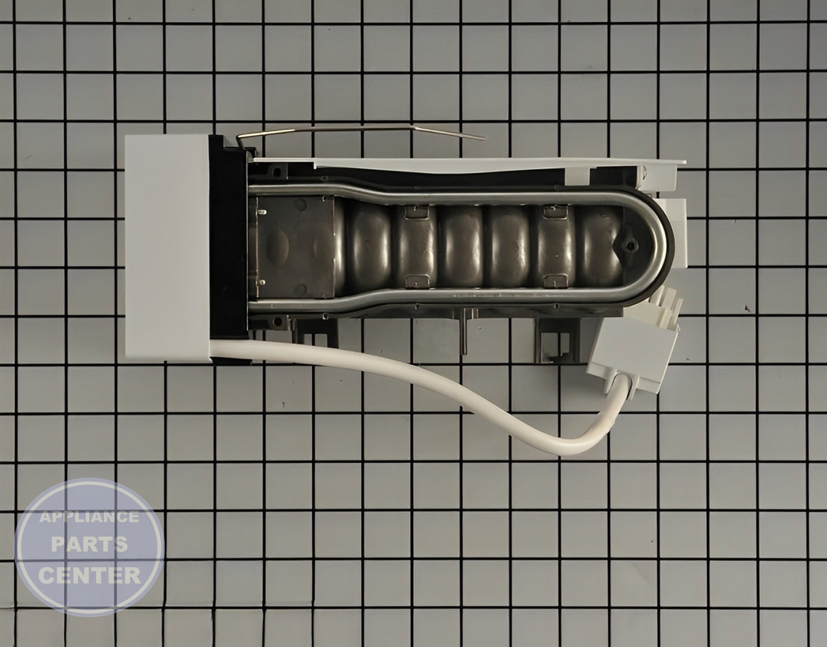 FRIGIDAIRE REFRIGERATOR ICE MAKER 5304458371 - Detailed view of high-quality ice production
