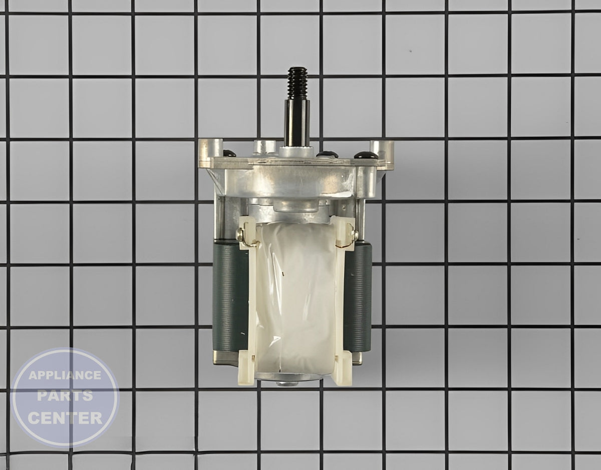 Auger Motor 5304462594 - Side view with precise measurements of 4 x 3 x 2 inches