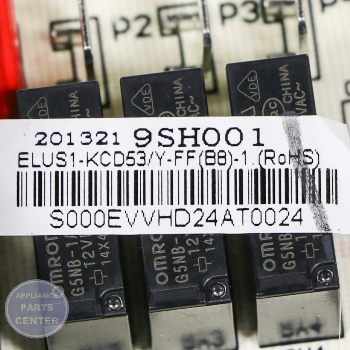 WCI PC BOARD,CONTROL MAIN 5304472642 - Installation in specific model showing mounting points