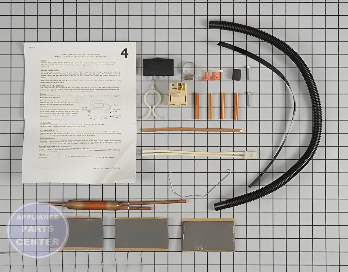 FRIGIDAIRE REFRIGERATOR COMPRESSOR KIT 5304475102 - Detailed view of compressor specifications