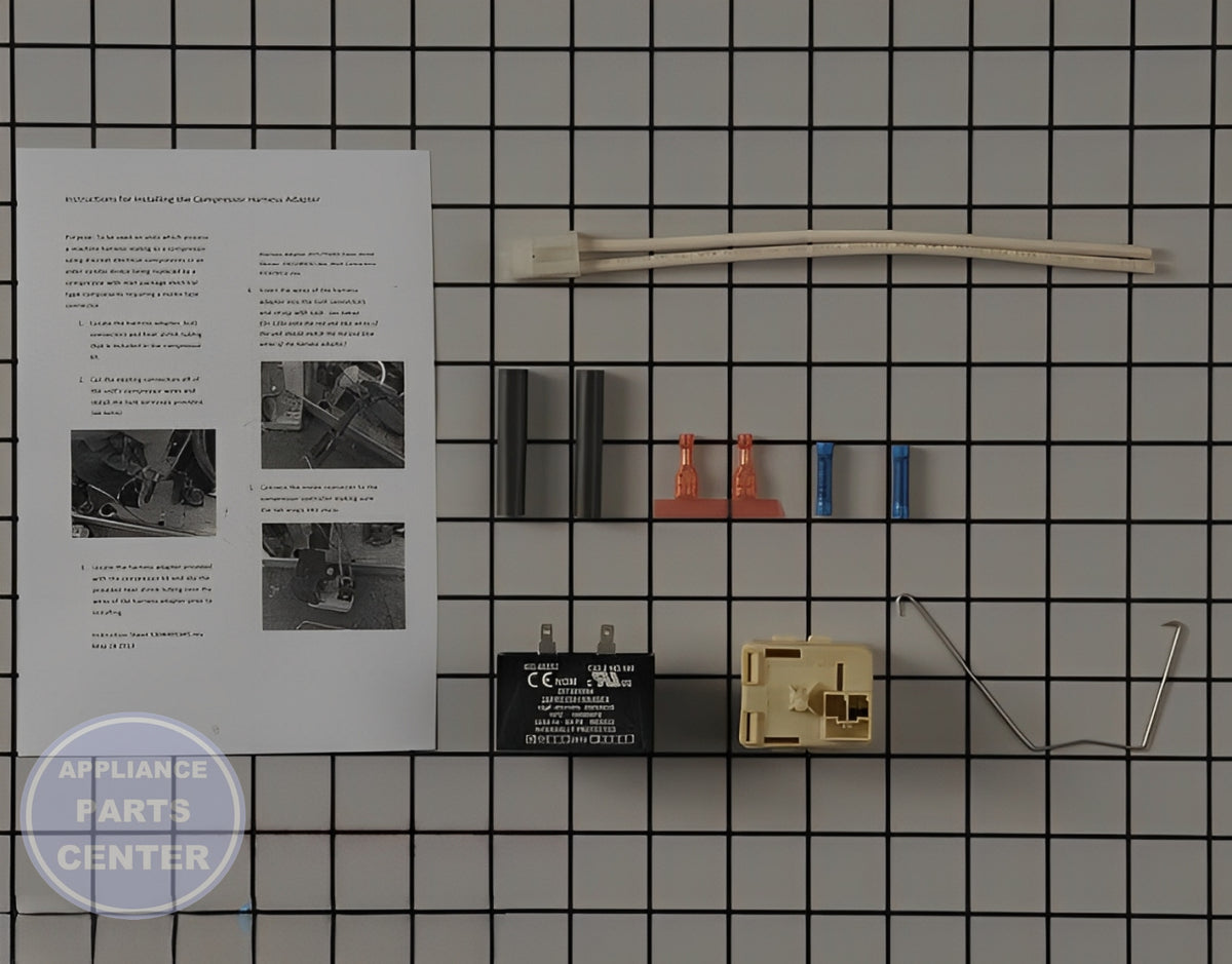 FRIGIDAIRE REFRIGERATOR STARTER RELAY AND PLUG KIT 5304491941 - Main view showing compressor compatibility for WCI models
