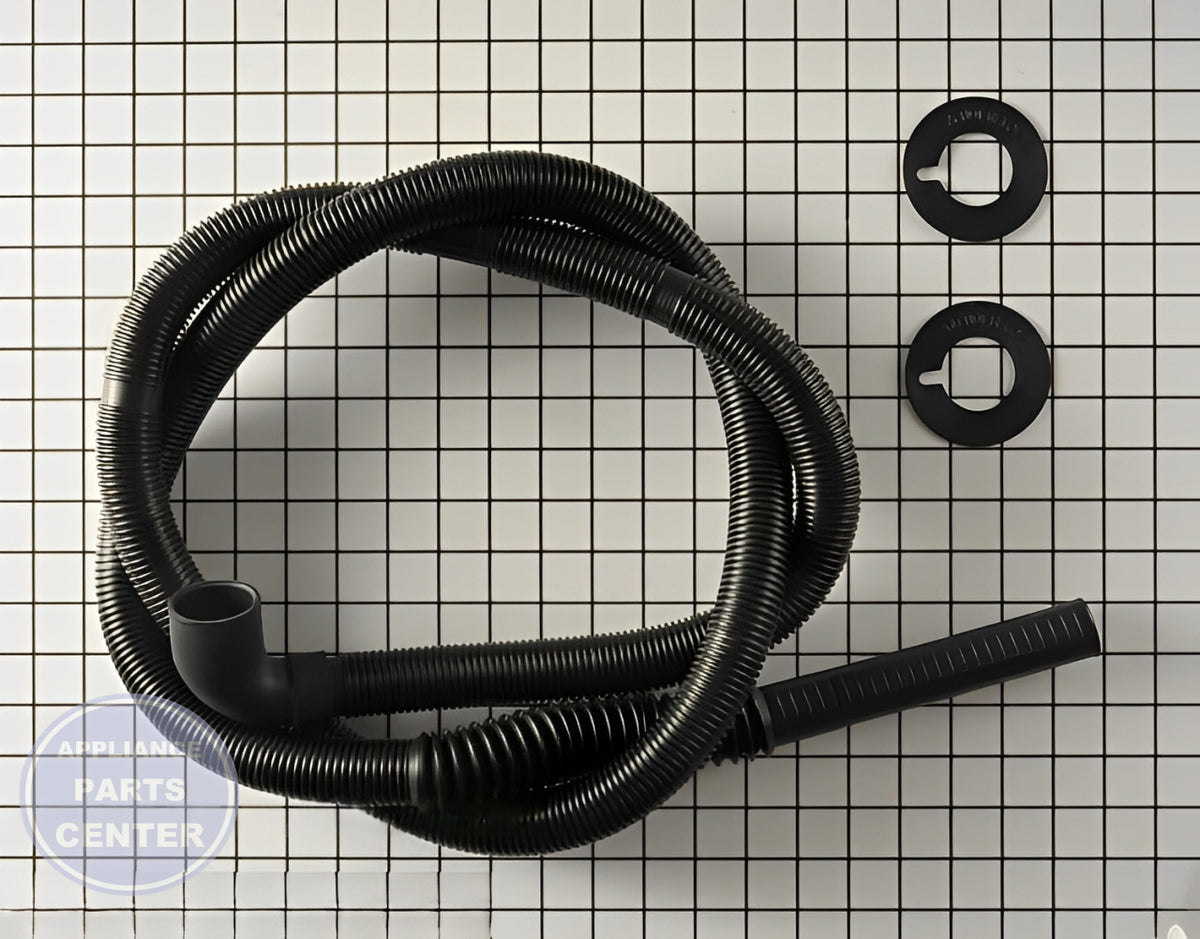 Frigidaire Drain Hose 5304492232 - Main view showing water flow direction for Frigidaire models