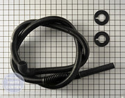 Frigidaire Drain Hose 5304492232 - Main view showing water flow direction for Frigidaire models