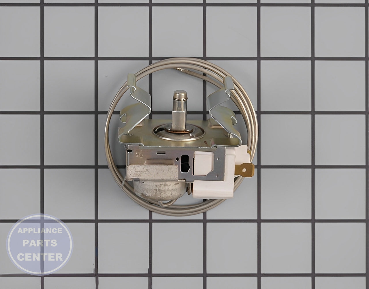 Frigidaire Temperature Control Thermostat 5304495001 - Main view showing temperature settings for Frigidaire and Kelvinator models