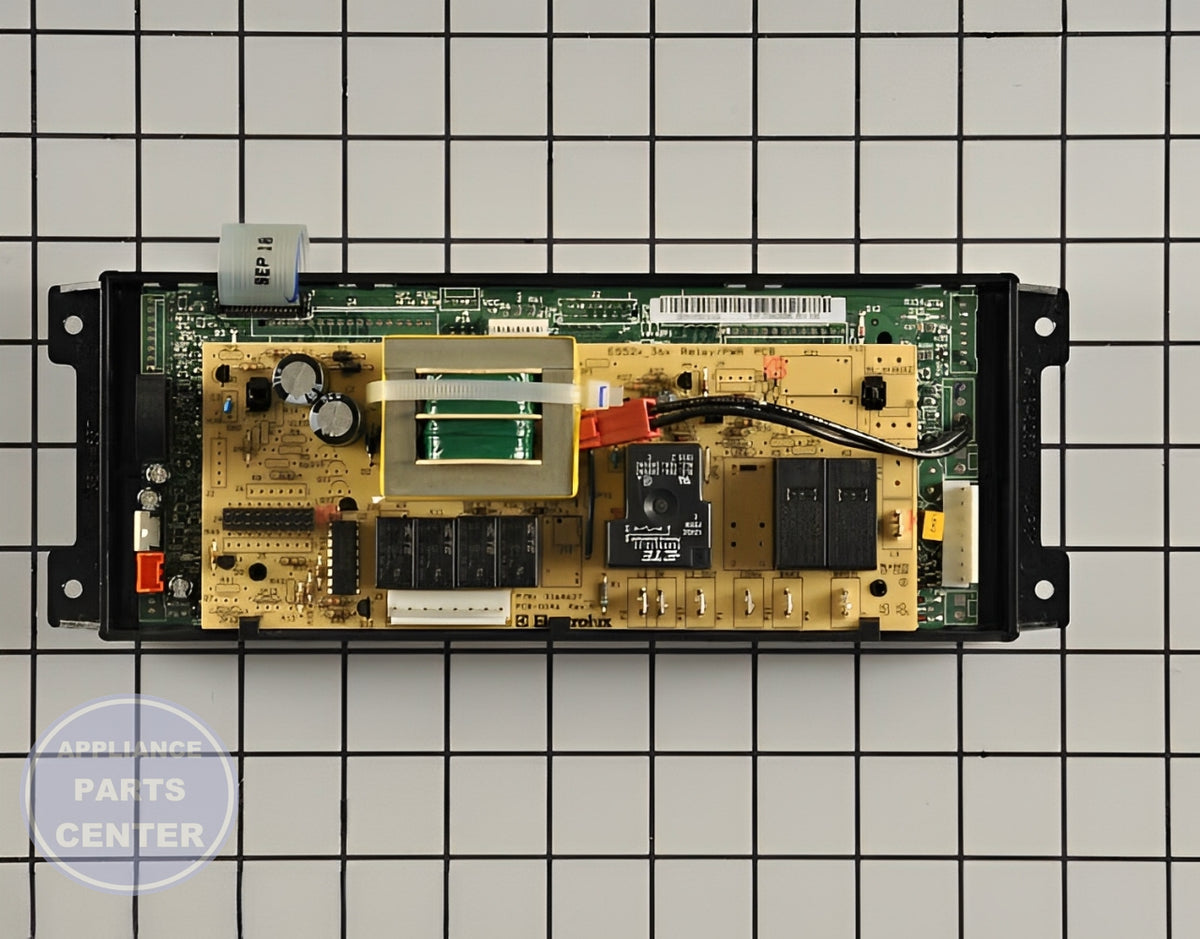 Oven Control Board 5304495522 - Side view with precise measurements