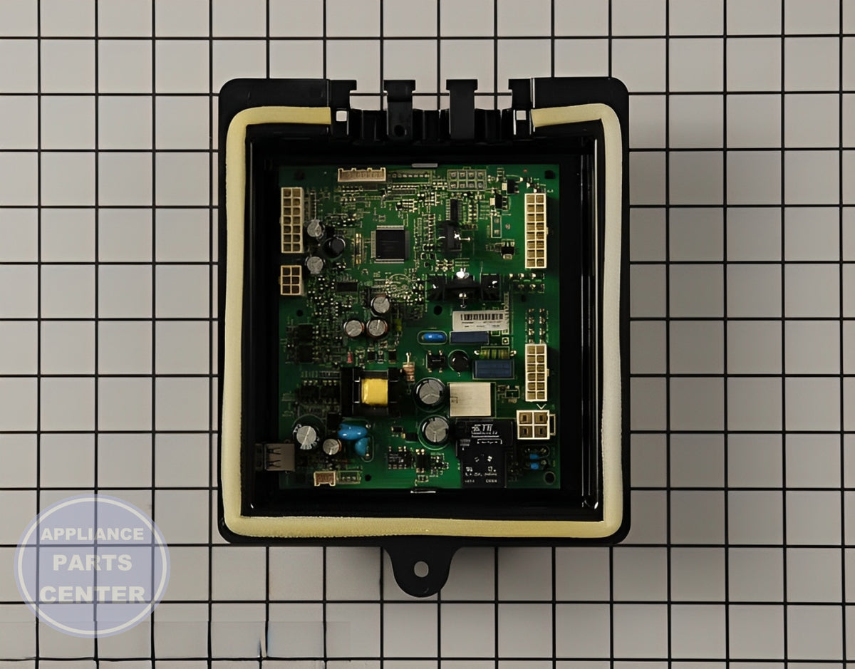 FRIGIDAIRE MAIN POWER BOARD REFRIGERATOR 5304497976 - Main view showing circuit board & timer for WCI Refrigerator models