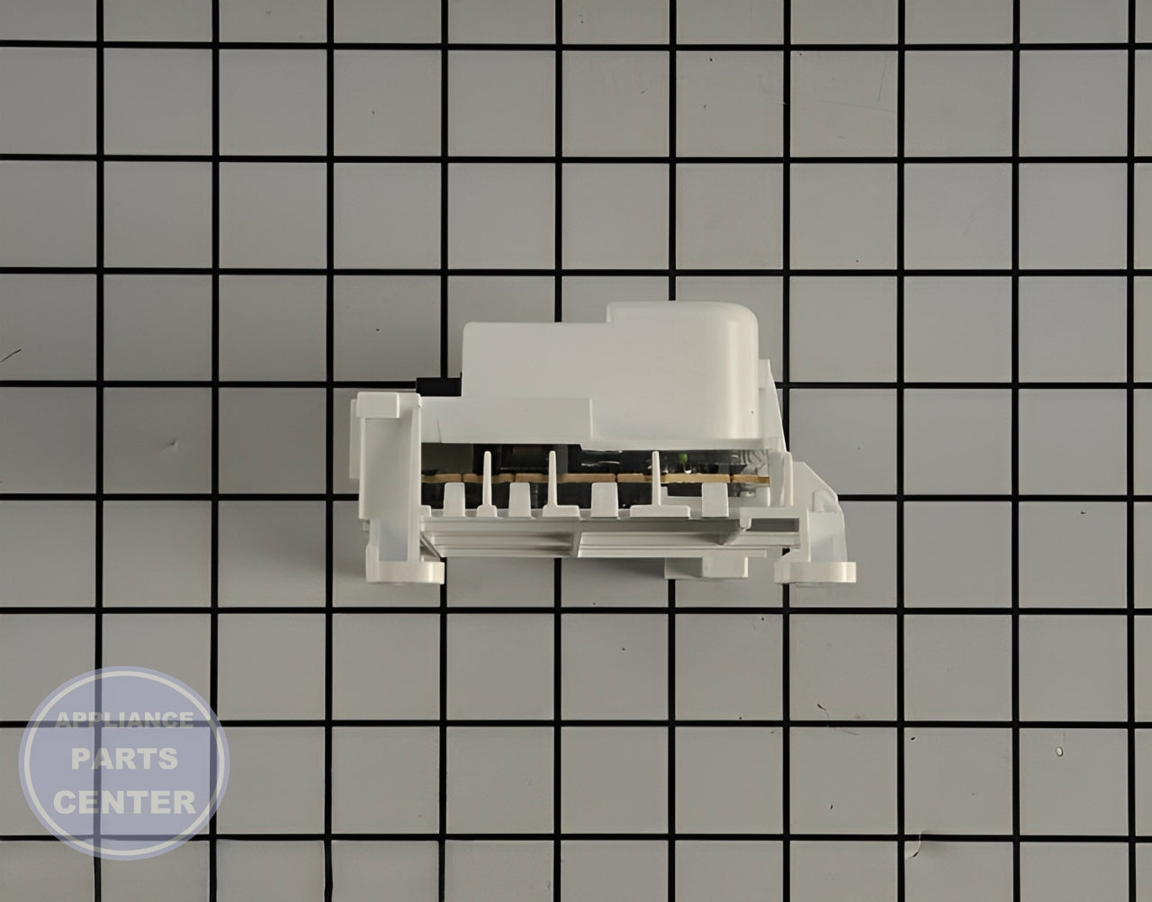FRIGIDAIRE DRYER CONTROL BOARD 5304500452 - Side view with precise measurements