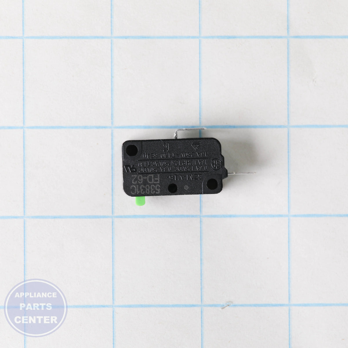 WCI SWITCH 5304503483 - Installation in WCI model to show mounting points