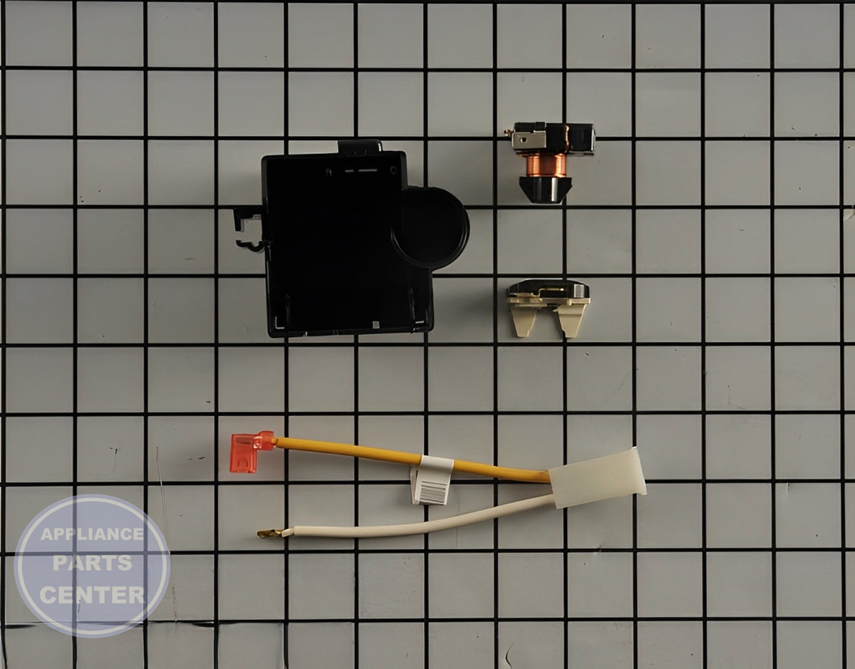 Relay and Overload Kit 5304505700 - Detailed view of compressor and sealed system components