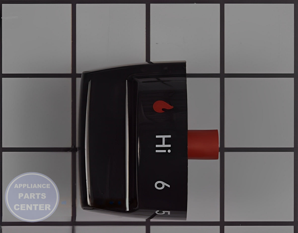 FRIGIDAIRE OVEN CONTROL KNOB 5304507386 - Detailed view of temperature control knob