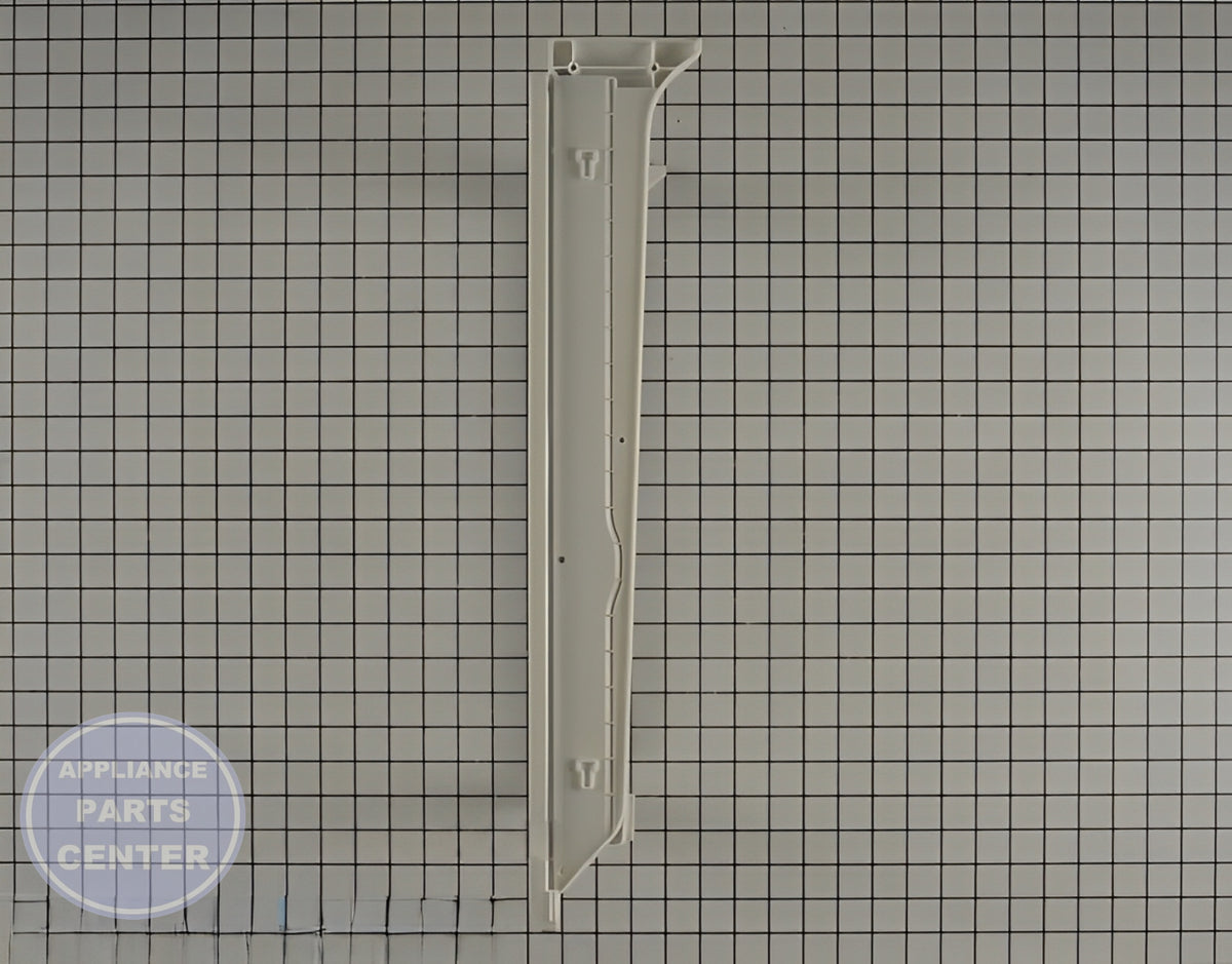 FRIGIDAIRE REFRIGERATOR CRISPER COVER 5304508067 - Side view with precise measurements for optimal fit