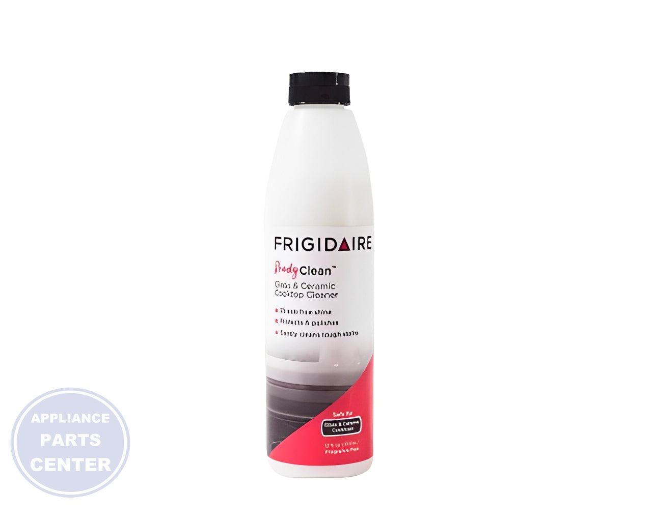 FRIGIDAIRE COOKTOP READYCLEAN GLASS AND CERAMIC CLEANER 5304508690 - Main view showing effective cleaning action for various FRIGIDAIRE models