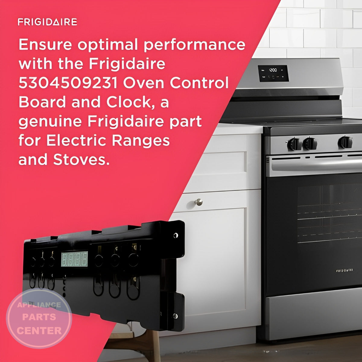 FRIGIDAIRE REFRIGERATOR CLOCK 5304509231 - Installation in FRIGIDAIRE model showing easy installation points