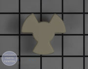 FRIGIDAIRE MICROWAVE DRIVE COUPLING GLASS TRAY 5304509622 - Main view showing smooth rotation for WCI Microwaves