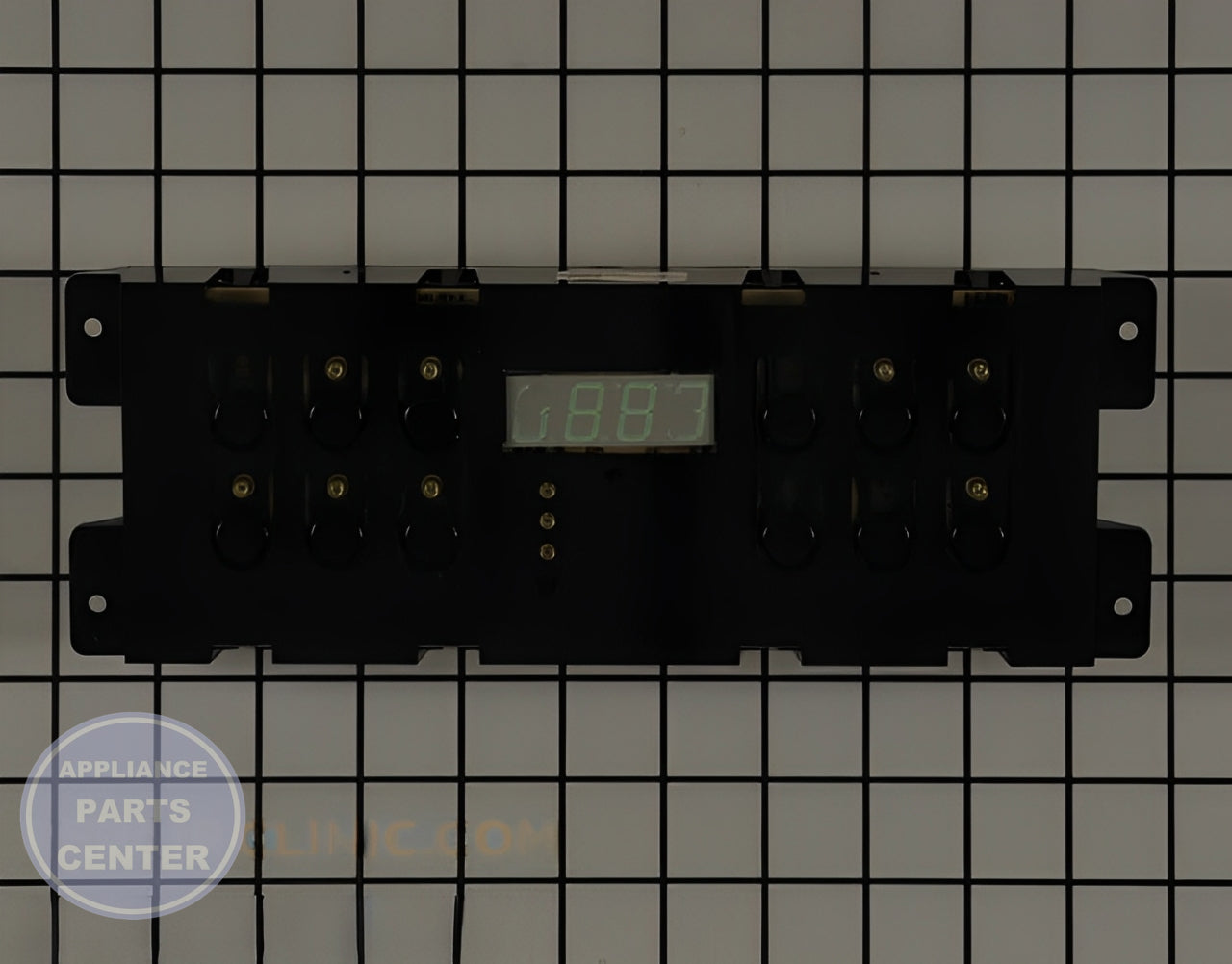 FRIGIDAIRE RANGE CONTROL BOARD AND CLOCK ASSEMBLY 5304510064 - Main view showing precise control for WCI Range models