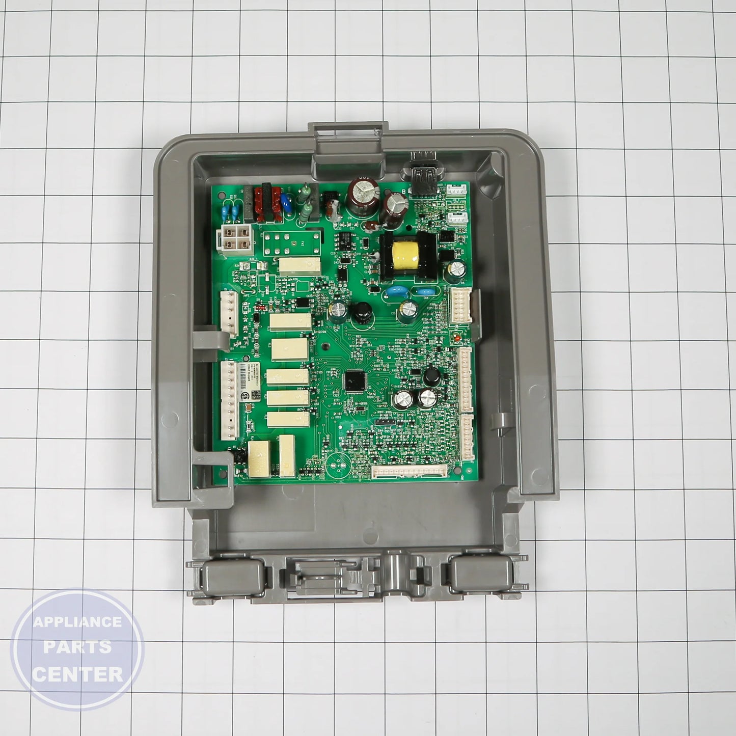 BOARD ASSEMBLY 5304510309 - Side view with precise measurements