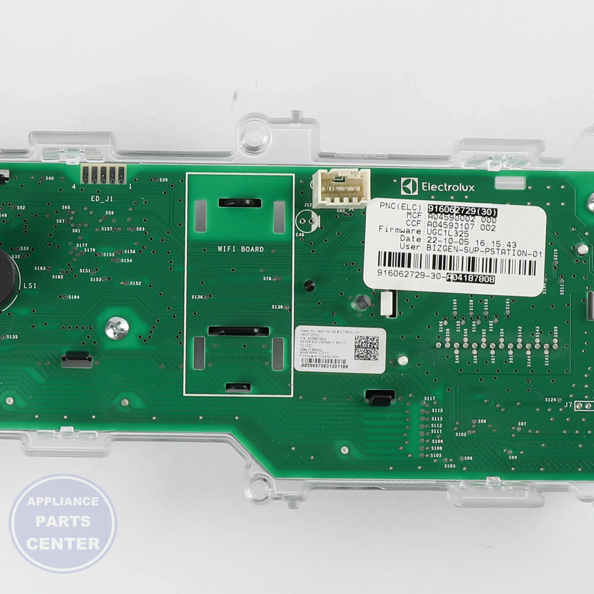BOARD ASSEMBLY 5304510358 - Detailed view of circuit board technical details