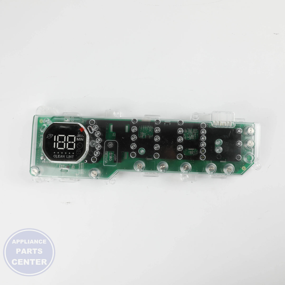 BOARD ASSEMBLY 5304510358 - Side view with circuit board and timer specifications