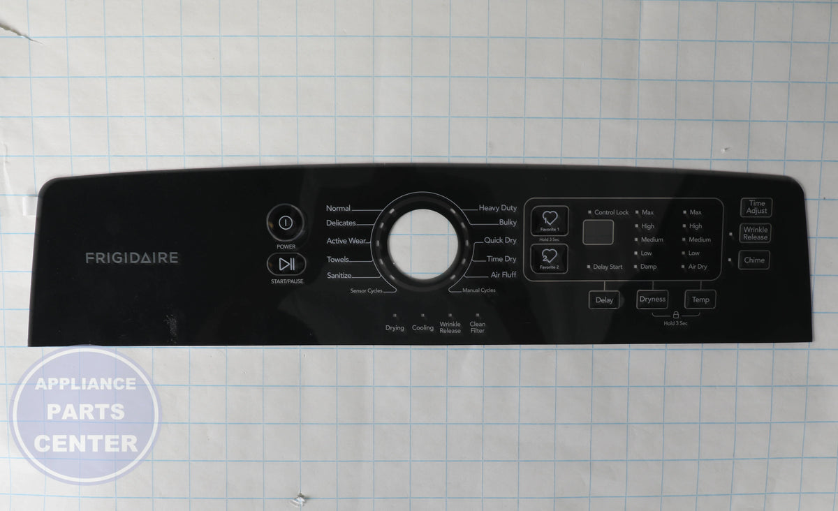 OVERLAY 5304511419 - Side view with touchpad specifications