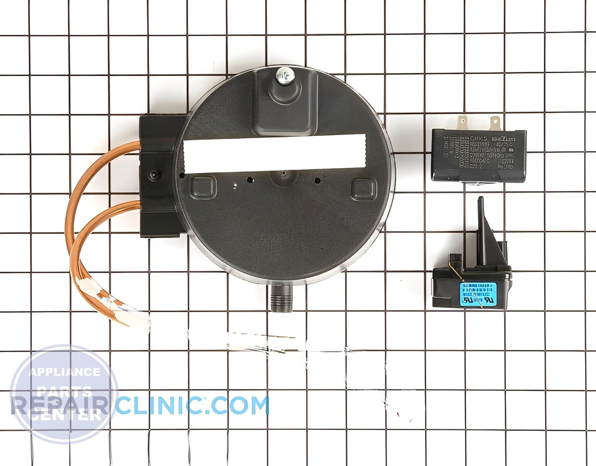 Compressor 5304511983 - Side view with precise measurements